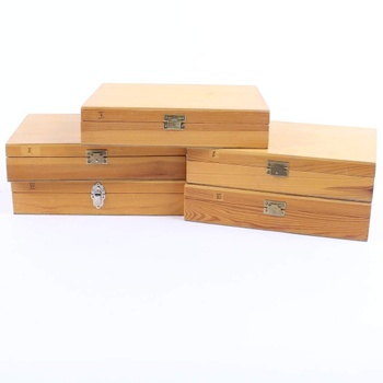 Dřevěné krabičky na diapozitivy