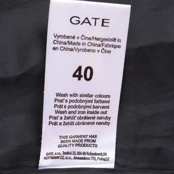 Dámský kabát GATE Basic odstín šedé
