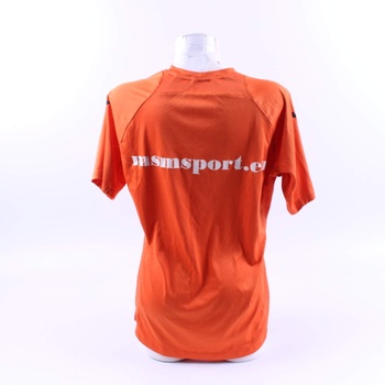 Pánské tričko sportovní aplikace oranžové