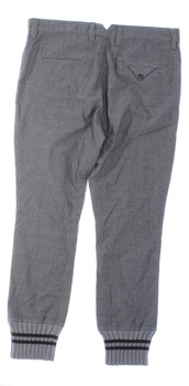 Pánské plátěné kalhoty ZARA šedé