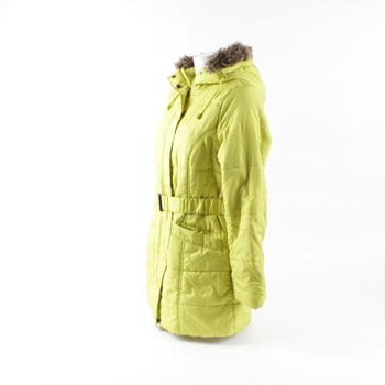 Dámský kabát světle zelené barvy