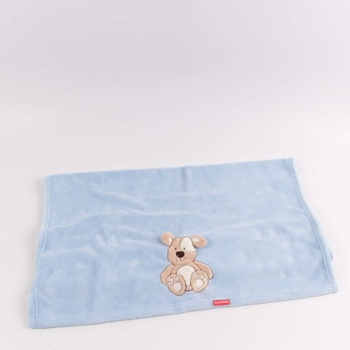 Dětská deka Bobobaby modrá s obrázkem