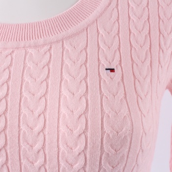 Dámský svetr Tommy Hilfiger odstín růžové