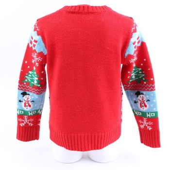 Dětský svetr Made by Elves vánoční červený