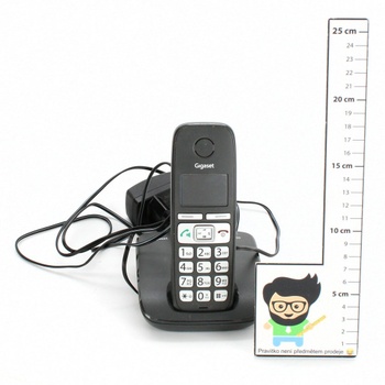 Bezdrátový telefon Gigaset E260 černý