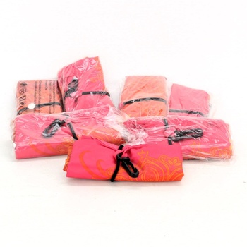 Látkové tašky Targo Lipton růžové 7 ks
