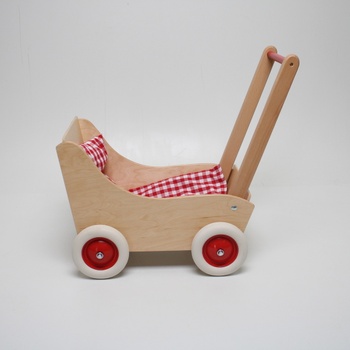 Dřevěný vozík pro panenky Wenzel 