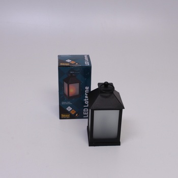 Černá LED Lucerna Idena na baterie