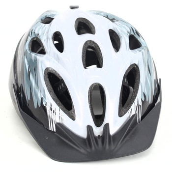 Cyklistická helma černotyrkysová