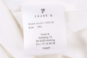 Pánské tričko Frank Q bílé