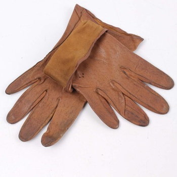 Dámské rukavice odstín tmavě a světle hnědé