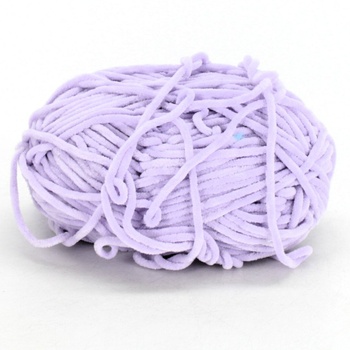 Bavlna na pletení fialová 