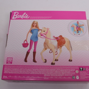 Panenka  Barbie Doll and Horse