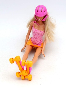 Panenka Barbie na bruslích