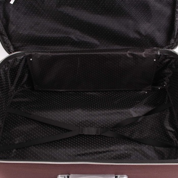 Cestovní kufr David Moda hnědý