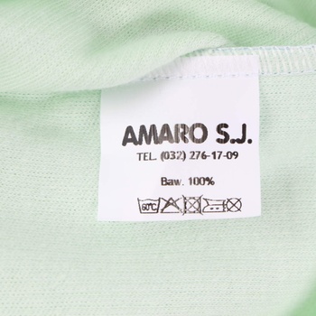 Dětské tričko Amaro s dlouhým rukávem zelené