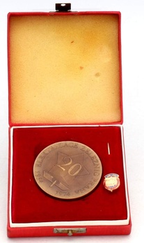 Medaile a odznak Elektrizace železnic 20 let