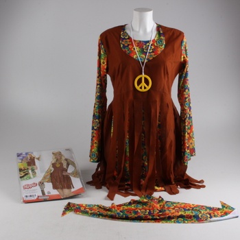 Karnevalový kostým dámský Hippies