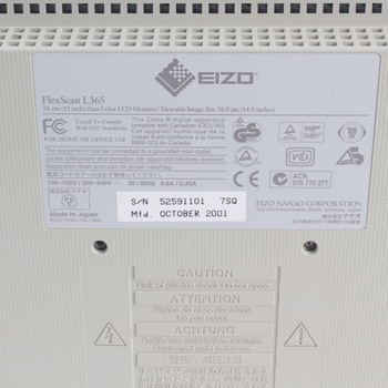 LCD monitor Eizo FlexScan L365