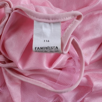 Princeznovské šaty Famowesta růžové