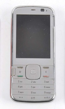 Mobilní telefon Nokia N79, stříbrný