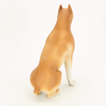 Keramická dekorace pes boxer
