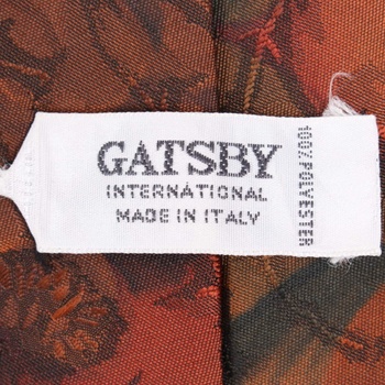 Pánská kravata Gatsby s květinovým motivem