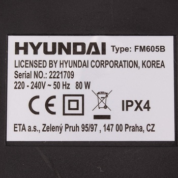 Masážní přístroj na nohy Hyundai FM605