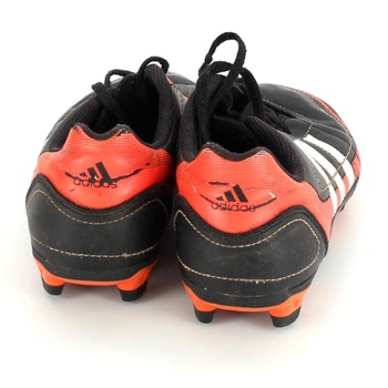 Dětské kopačky Adidas černé s prvky oranžové
