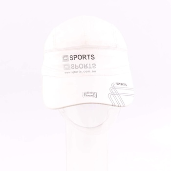 Kšiltovka odstín bílé s nápisem Sports