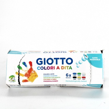 Prstové barvy Giotto 534100 6x100ml