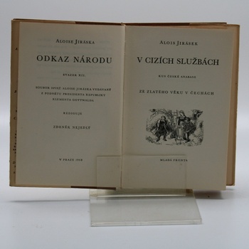 Kniha Mladá fronta V cizích službách Alois Jirásek