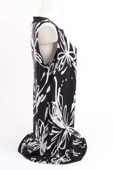 Dámské letní šaty Yessica černé s květy