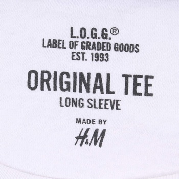 Pánské bílé tričko H&M Original Tee