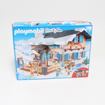 Dětská stavebnice Playmobil,Rodina na lyžích