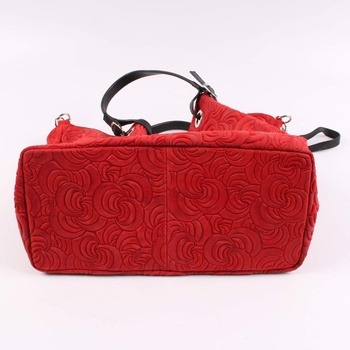 Dámská dvoudílná kabelka červená