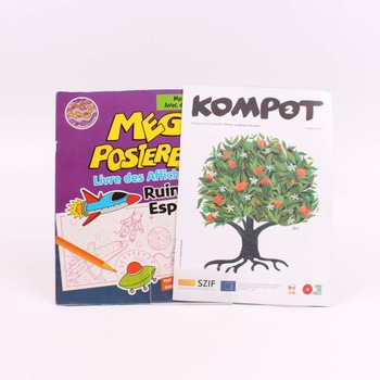 Omalovánky Mega Posterboek a časopis Kompot