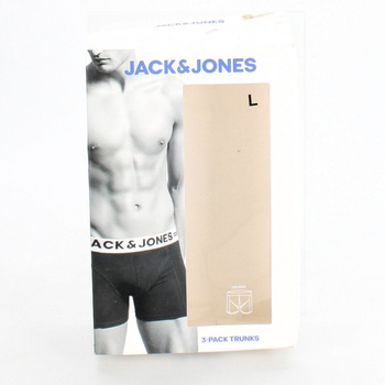 Pánské boxerky JACK&JONES černé L