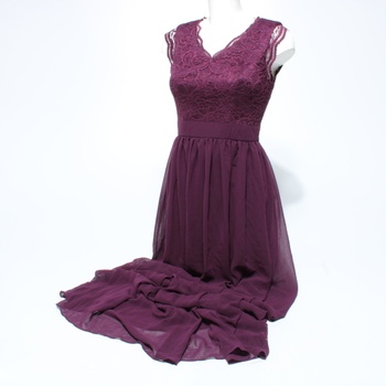 Dámské elegantní šaty Dressystar fialové S
