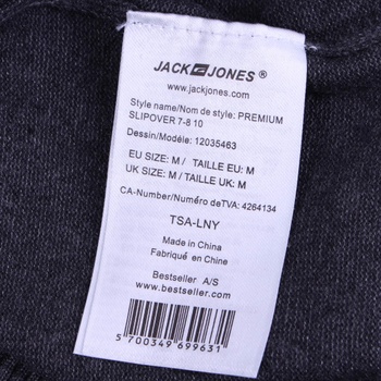 Pánská vesta Jack and Jones Premium šedá