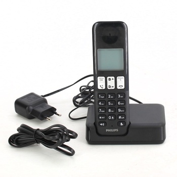 Bezdrátový telefon Philips D2301B černý