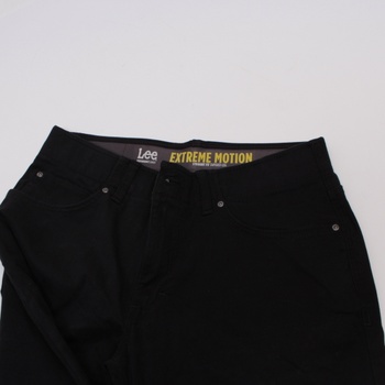 Pánské černé kalhoty značky Lee