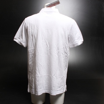 Pánské tričko Kappa 303173 bílé vel. L