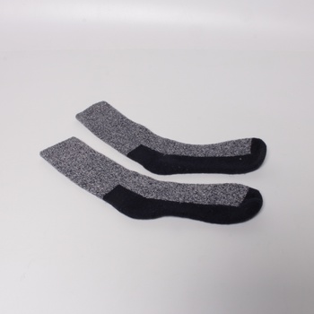 Pánské ponožky pletené šedočerné barvy