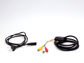 Kabely 2 ks: napájecí kabel, redukční kabel
