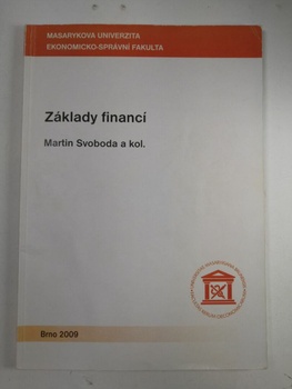 Martin Svoboda: Základy financí