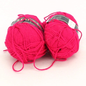 Vlna na pletení Standard odstín růžové