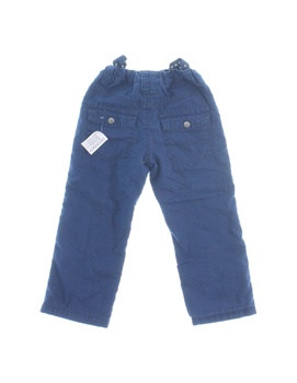 Dětské plátěné kalhoty Lupilu modré