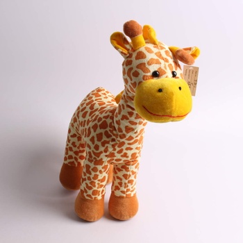 Plyšová hračka stojící žirafa