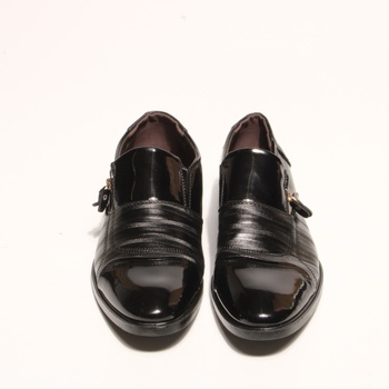 Pánské kožené boty černé, vel. 42